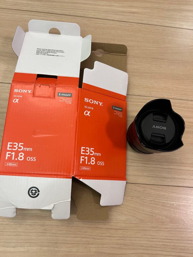 美品　SONY E35 F1.8oss