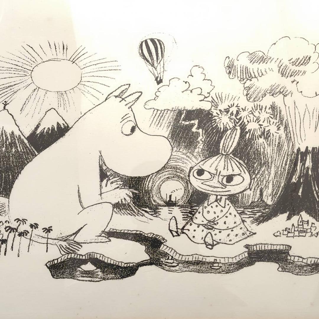 ムーミン シルクスクリーン アルミフレーム入り 限定500 MH151