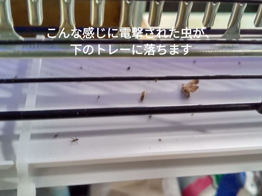 ノン。電撃殺虫器、3台。ハイパワー3200V電撃!!