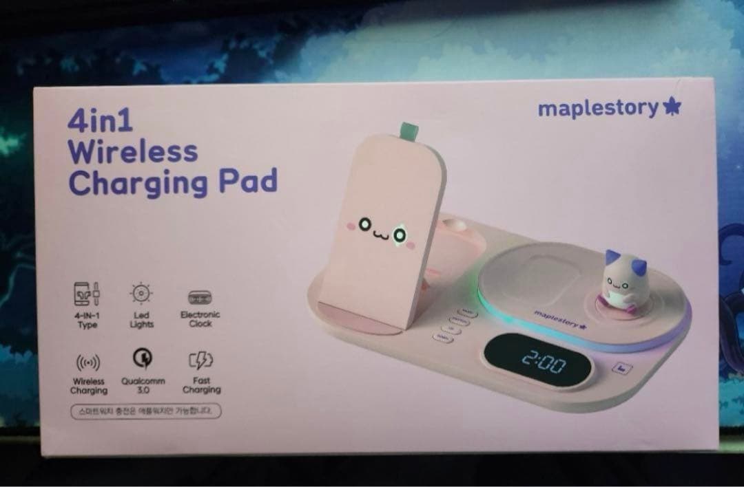 メイプルストーリー　ピンクビーンワイヤレスチャージャー