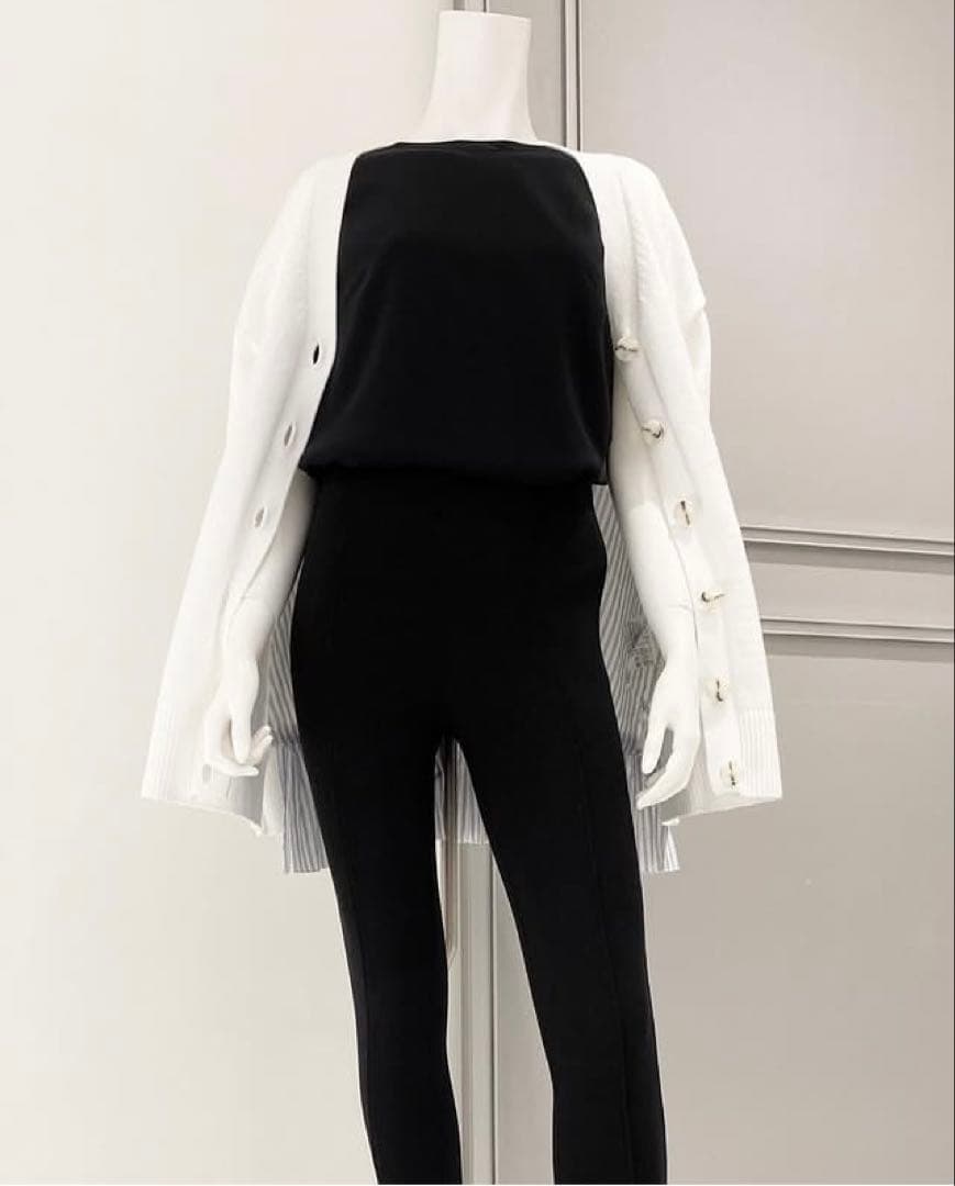 ADEAM アディアム フォクシー Ruffle Back Cardigan