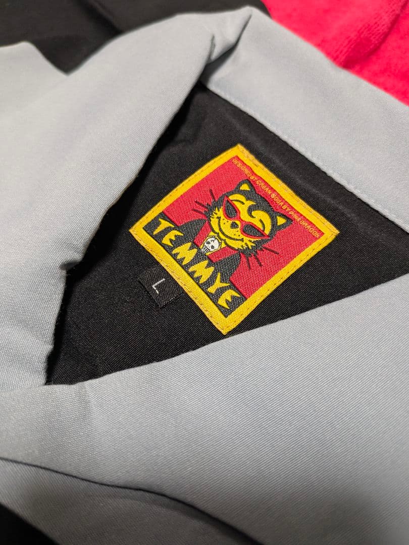 m*n様 TEMMYE ボウリングシャツ Lサイズ グレー黒