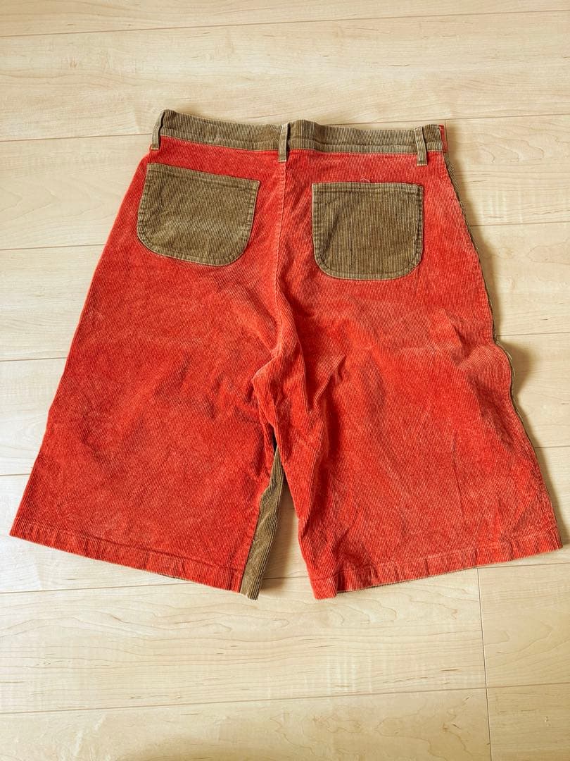 仲里依紗RE.アールイードット コーデュロイハーフパンツ