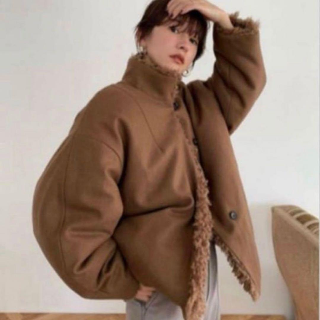 CLANE リバーシブル ファーブルゾン