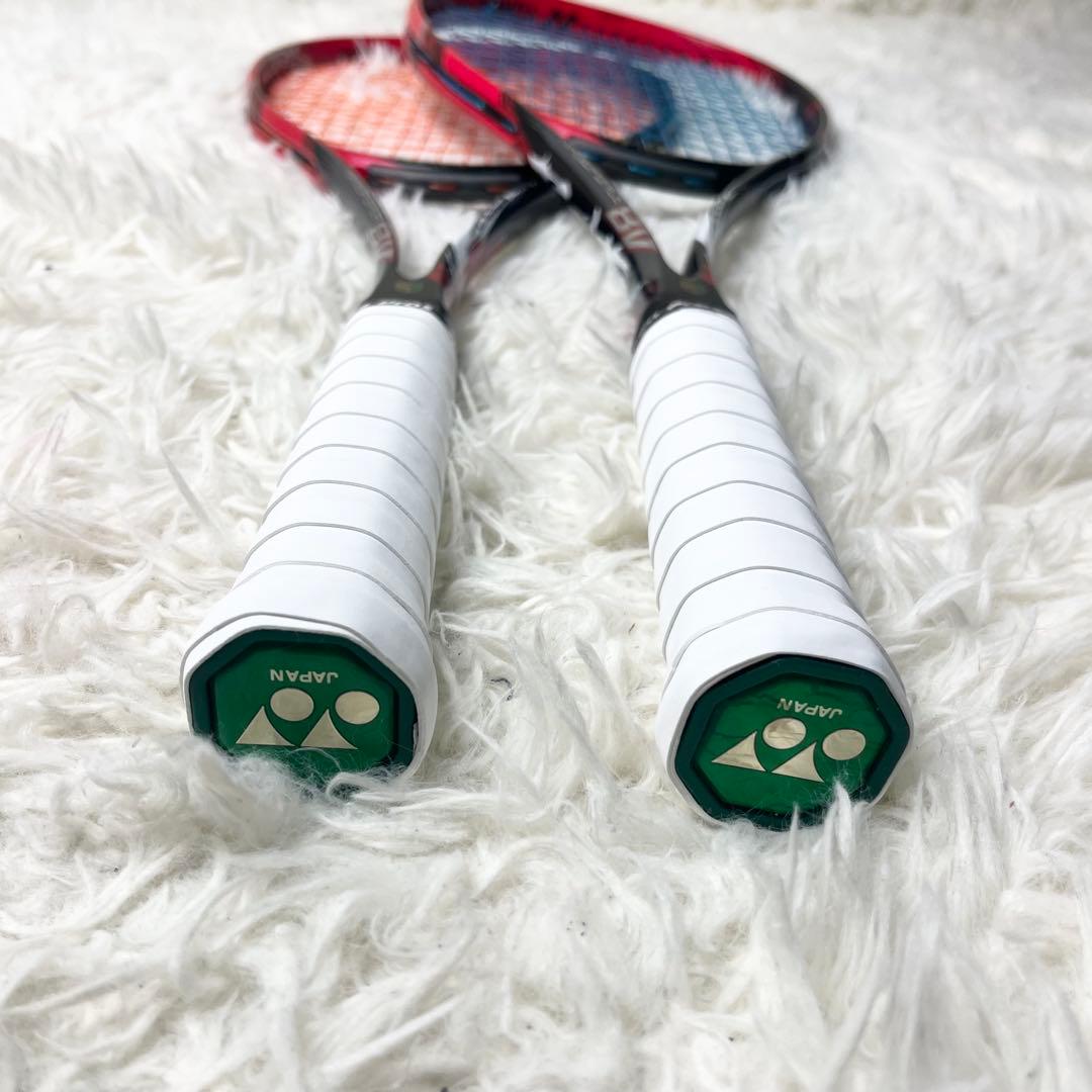 【美品】ヨネックス ナノフォース8v REV UL1 2本セット ソフトテニス