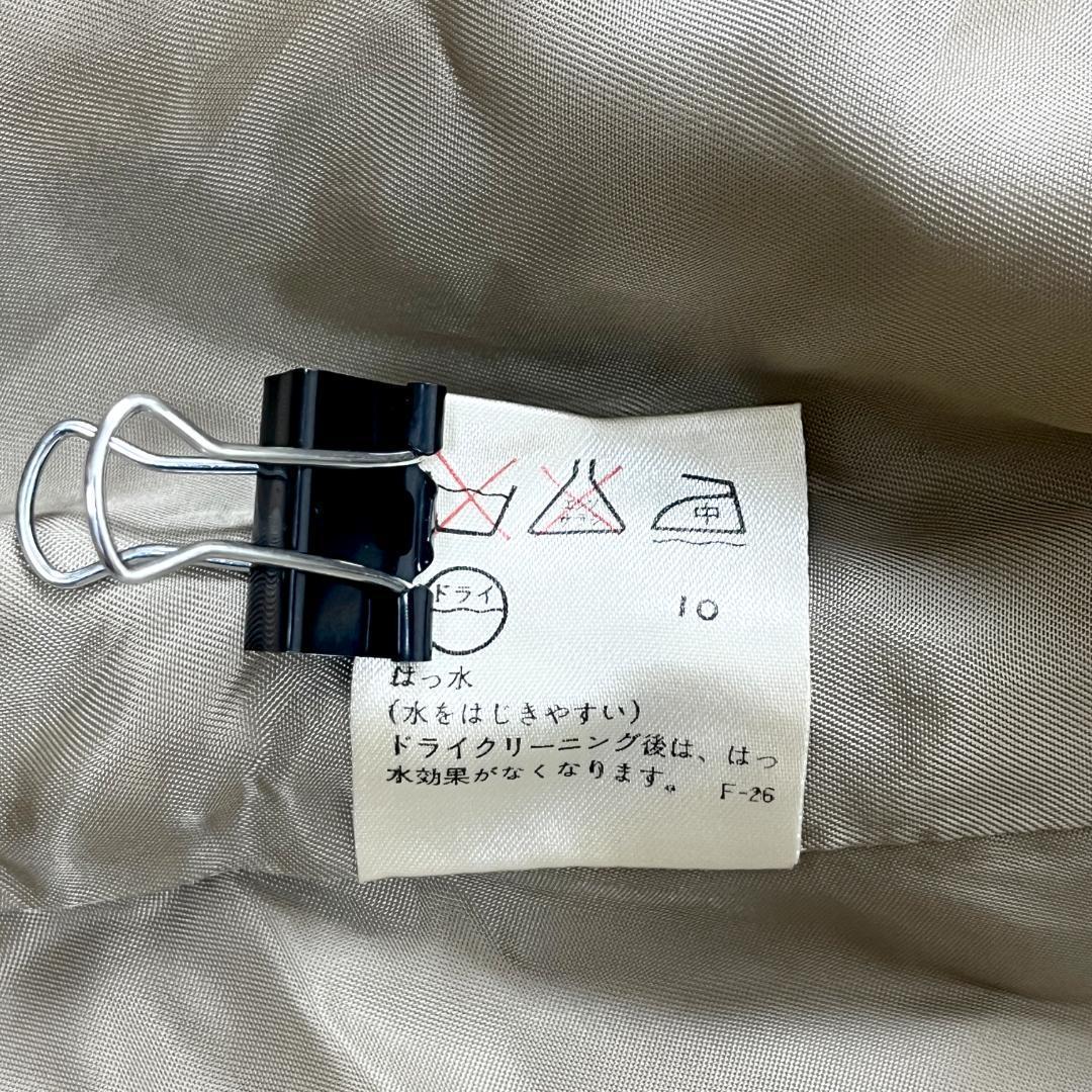 毛皮 ロングコート XL相当 ファーライナー ロングトレンチ ベルト付き