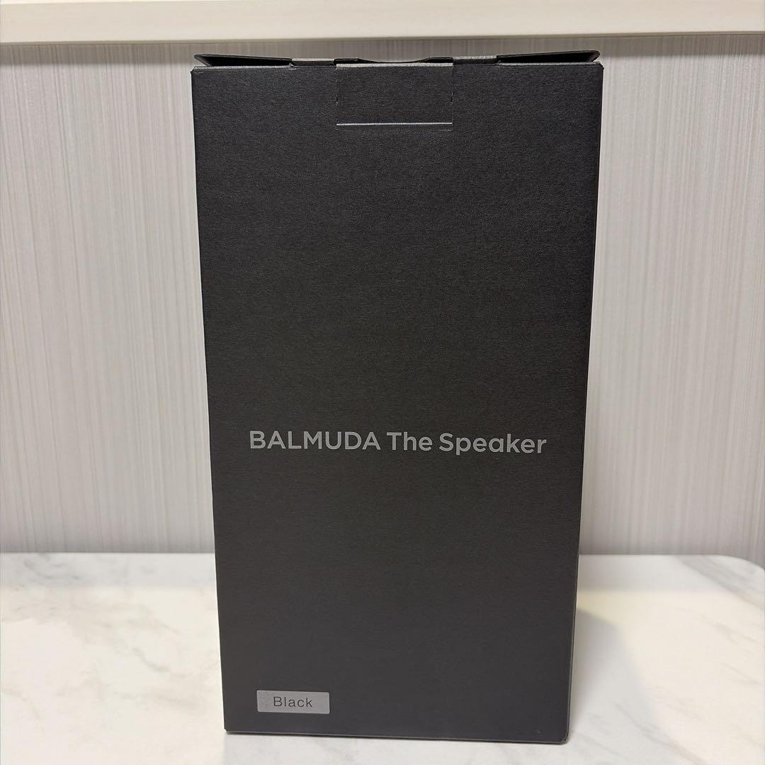 【ほぼ未使用】BALMUDA The Speaker ブラック 箱付き