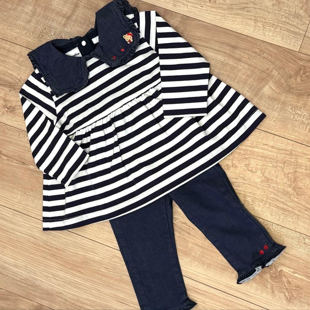 familiar＊トップス＆パンツセット＊80cm＊ファミリア