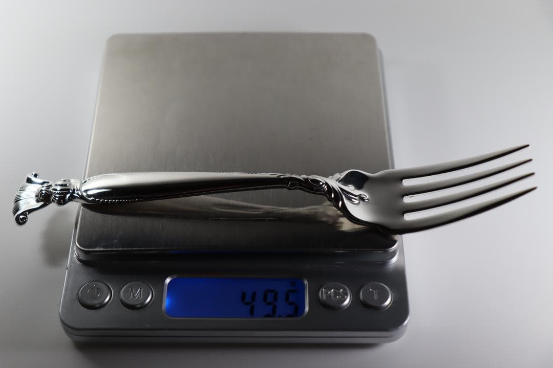 ウォレス■スターリング製サラダフォーク◆ロマンス・オブ・ザ・シー■超重量級！