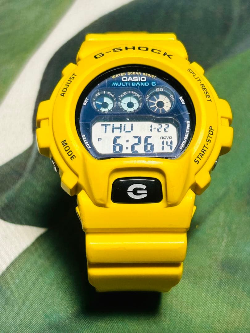 CASIO G-SHOCK GW-6900Aイエロー デジタル腕時計
