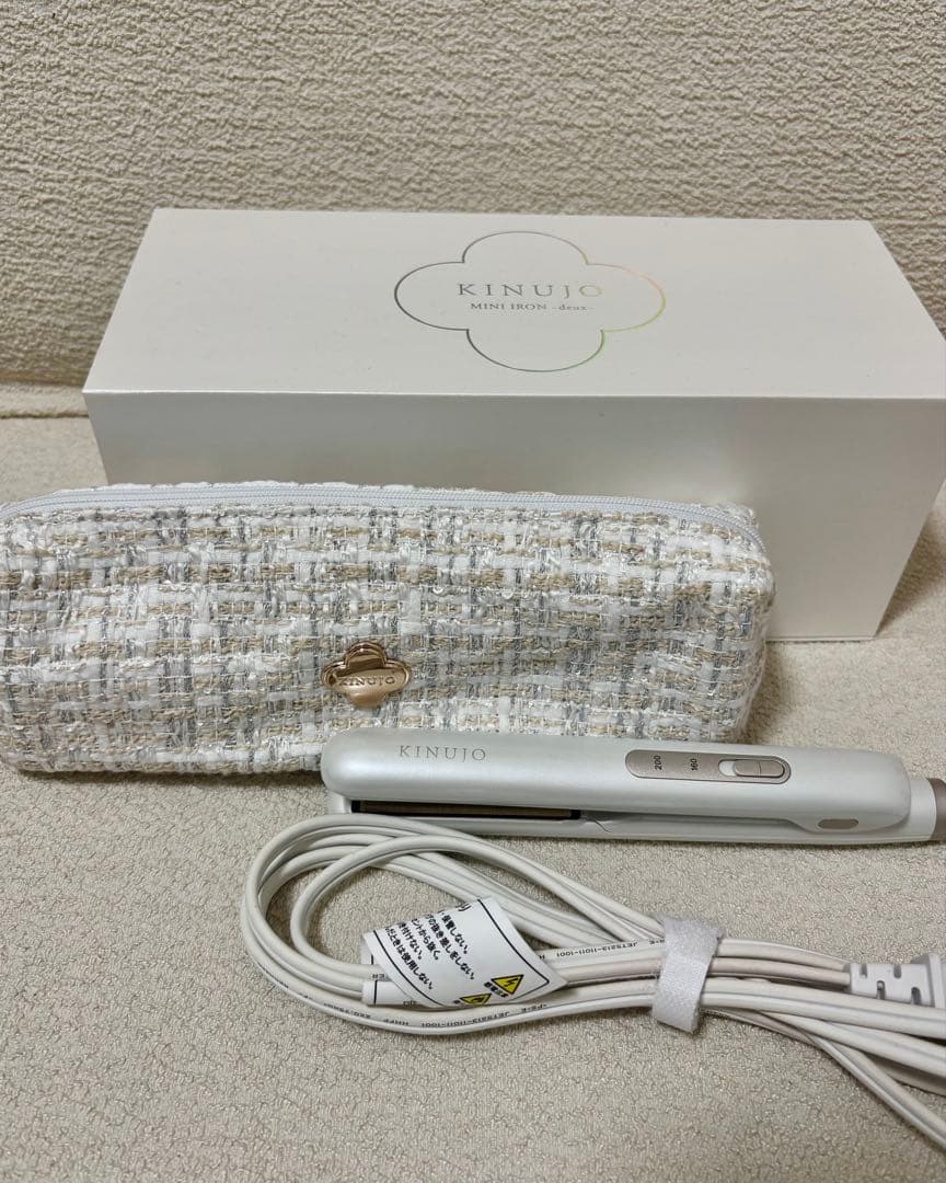 pino様★KINUJO絹女MINIIRON-deux 海外対応 ヘアアイロン