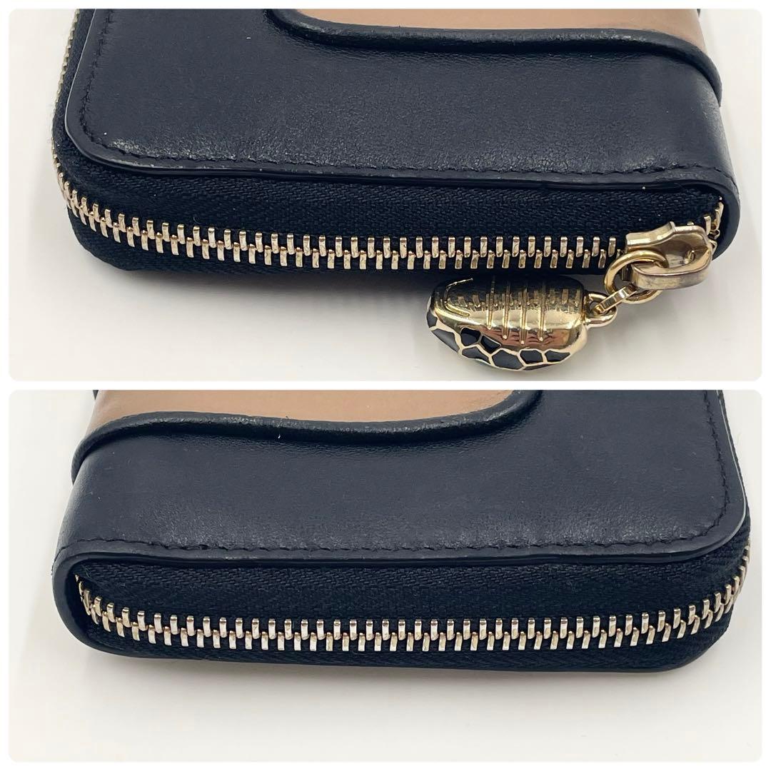 BVLGARIブルガリ 長財布 ラウンドジップ セルペンティ×パイソン スネーク