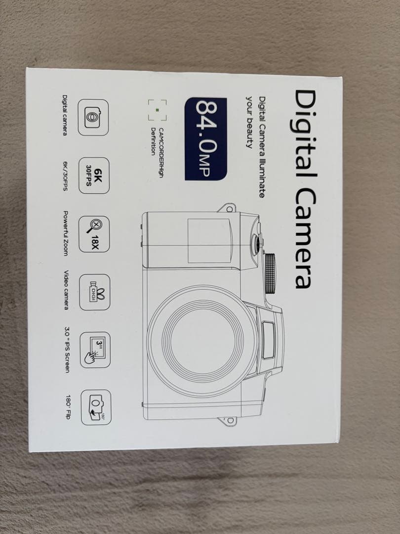 84.0MP デジタルカメラ 6K