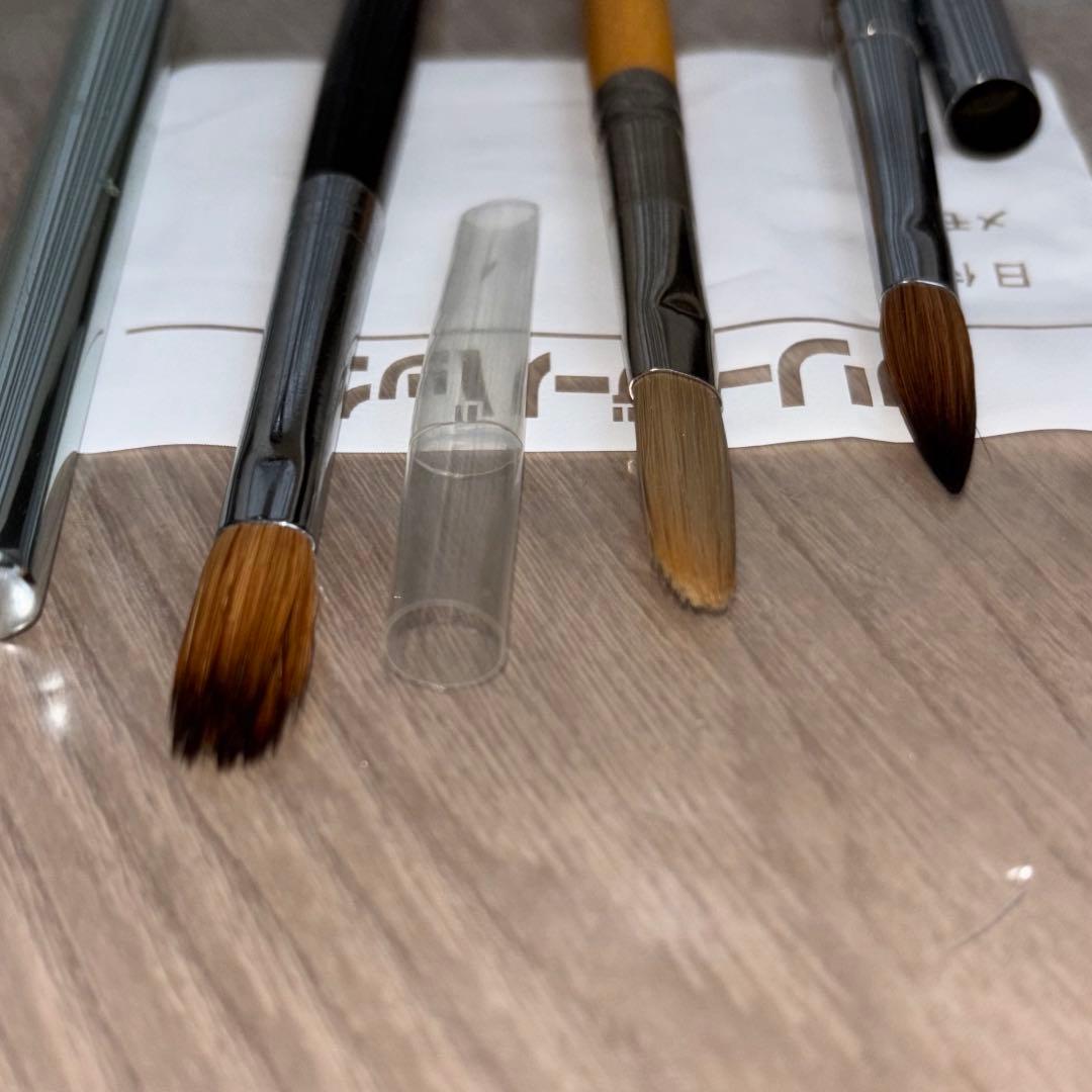 ネイル検定1級　More Couture スカルプチュアブラシ、アクリルパウダー