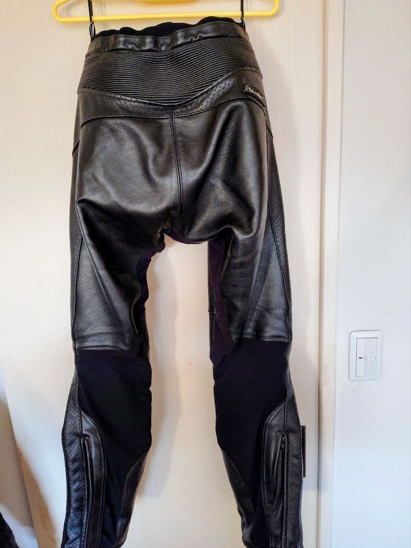 RS TAICHI ブラックレザーパンツ