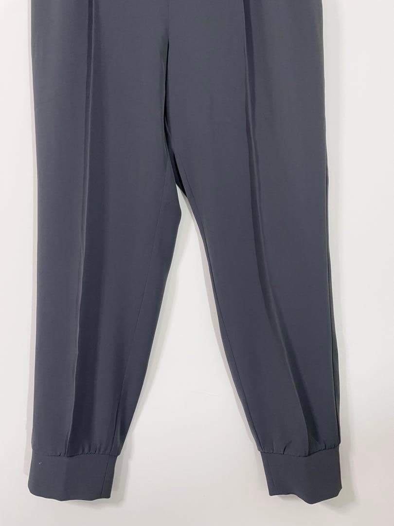 25SS現行品SOEJUヴィンテージサテンパンツグレー超美品テーパードパンツ