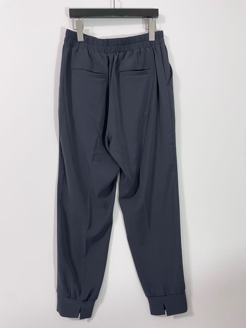 25SS現行品SOEJUヴィンテージサテンパンツグレー超美品テーパードパンツ