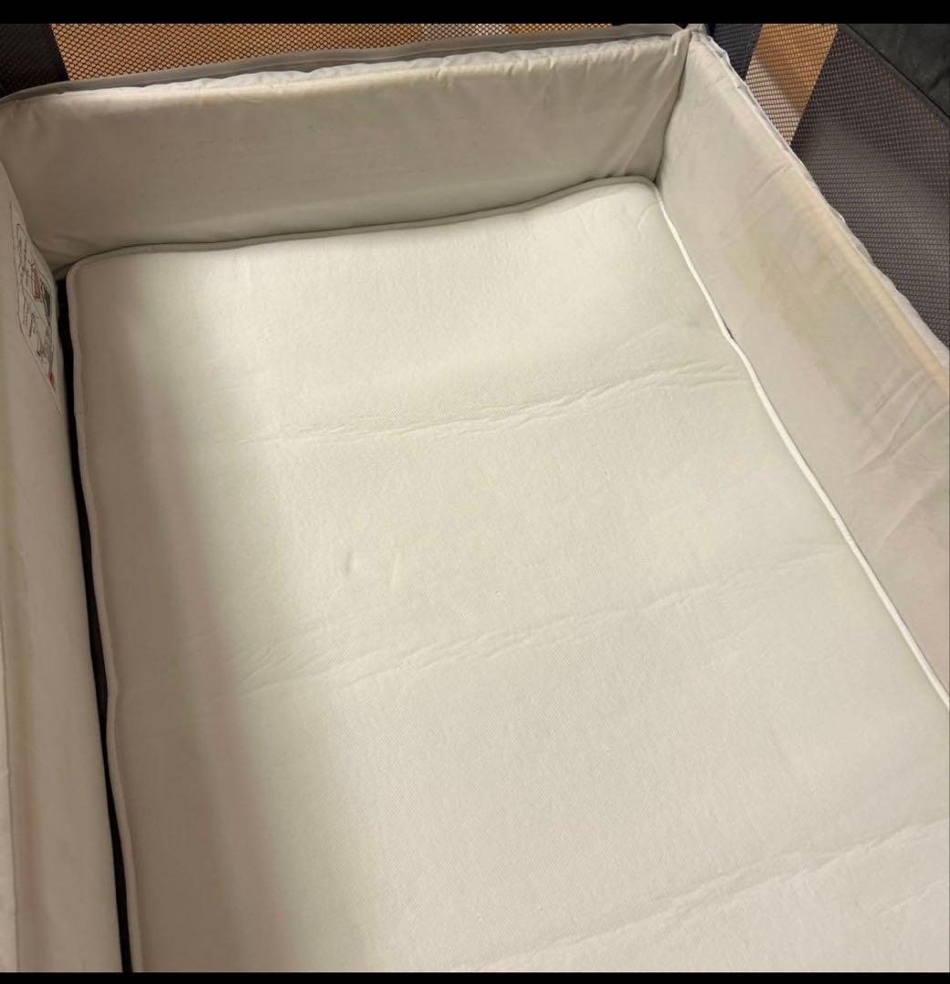 Aprica ココネルエアー プラス AB グレー 折畳み ベビーベッド