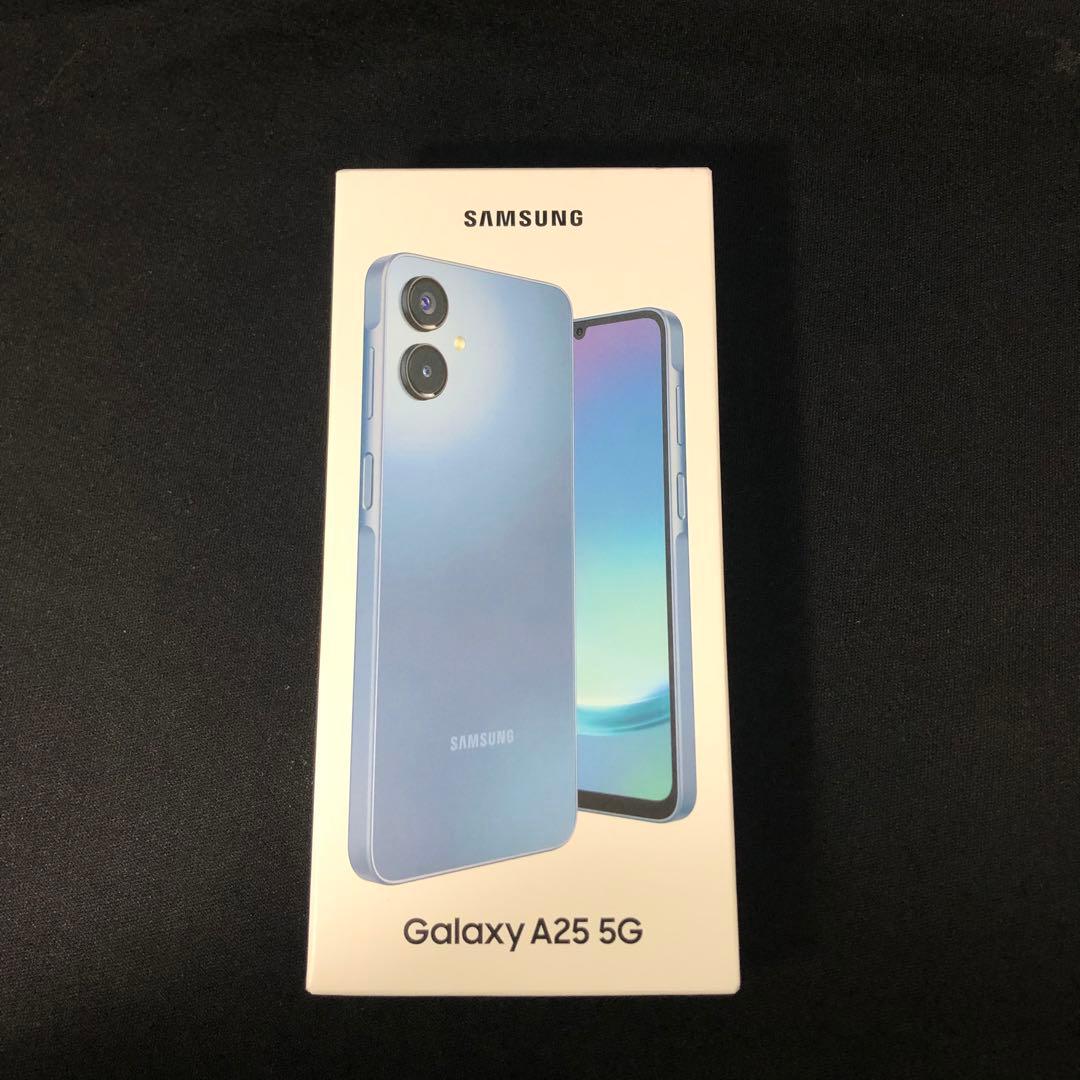 【新品未開封】サムスン】Galaxy A25 5G】ブルー】SIMフリー