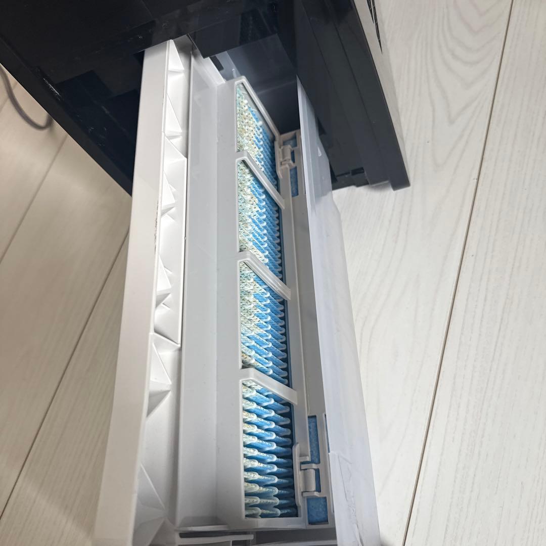 SHARP 空気清浄機 加湿器黒 スリムタイプ