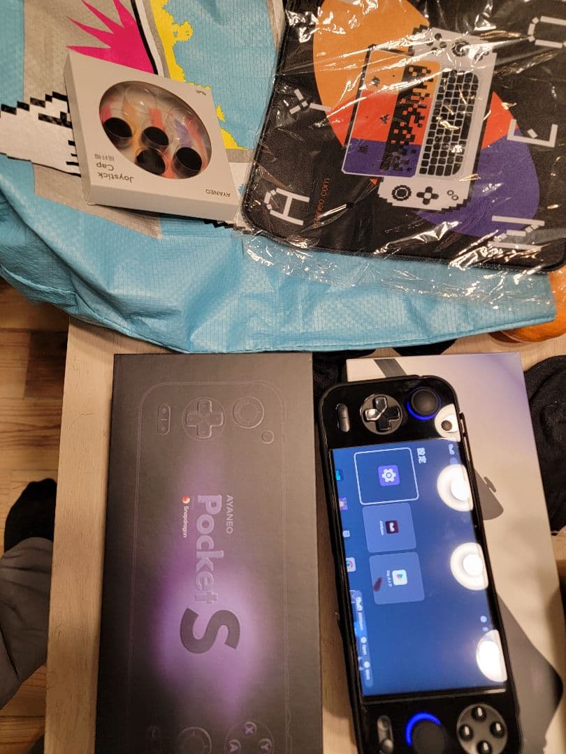 AYANEO Pocket S 12GB 128GB ブラック　液晶漏れあり