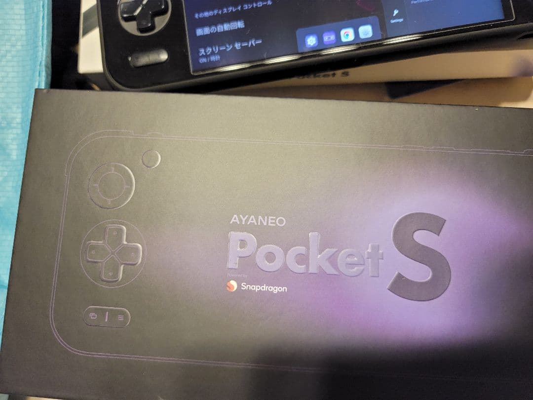 AYANEO Pocket S 12GB 128GB ブラック　液晶漏れあり