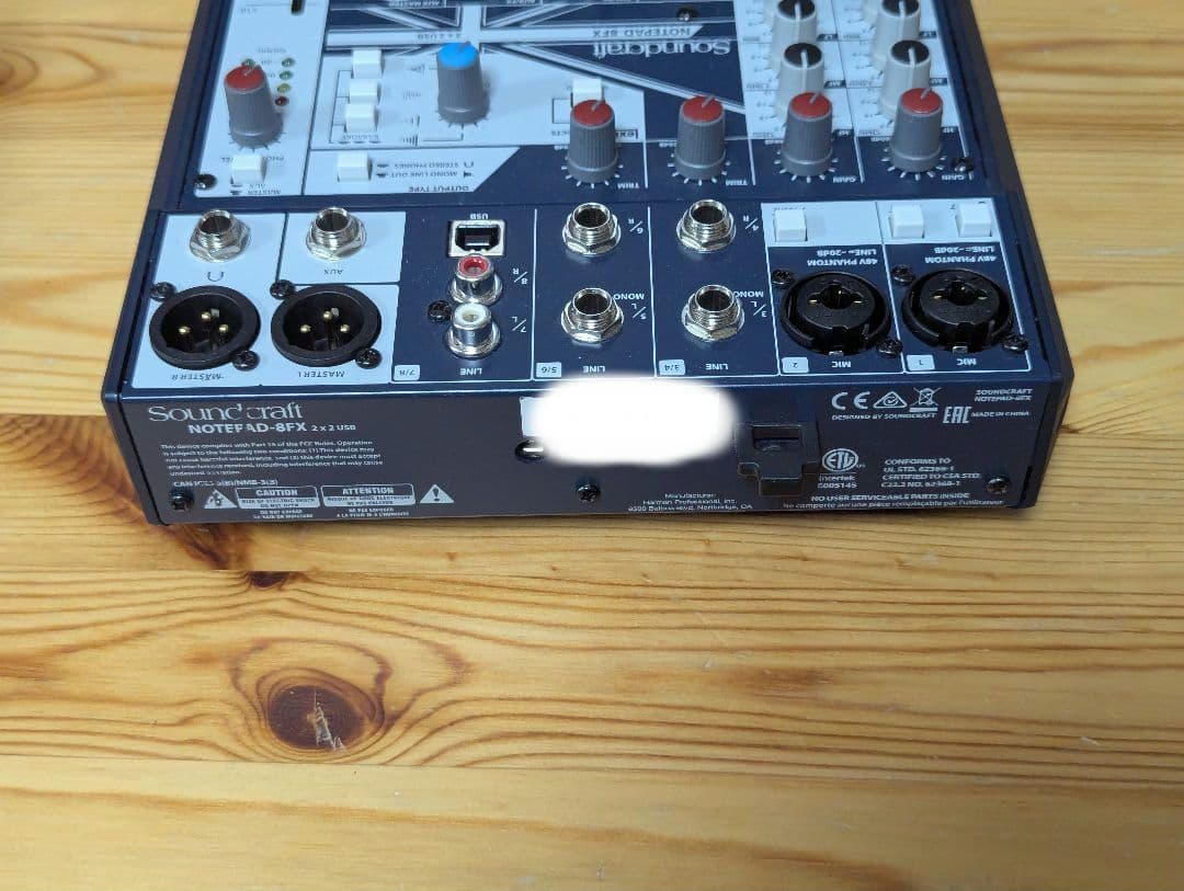 t*t様 Soundcraft Notepad-8FX オーディオミキサー