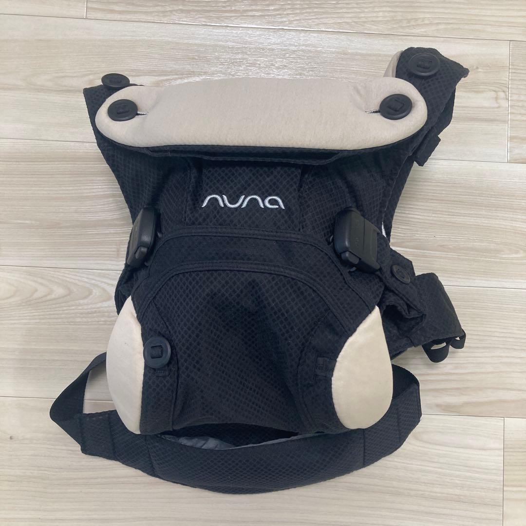 【美品】NUNA CUDL clik抱っこ紐 caviar