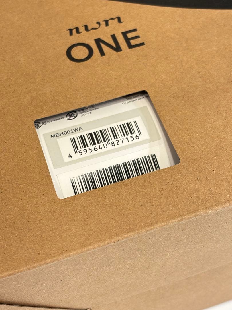 nwm ONE オープンイヤー型 オーバーヘッド 耳スピーカー　ライトグレイ