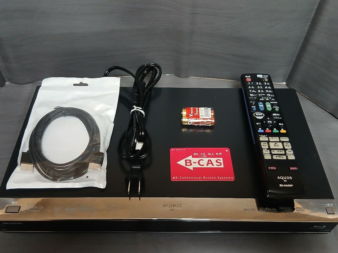 500GB シャープ AQUOS BDレコーダー☆BD-W550☆リモコン付 3