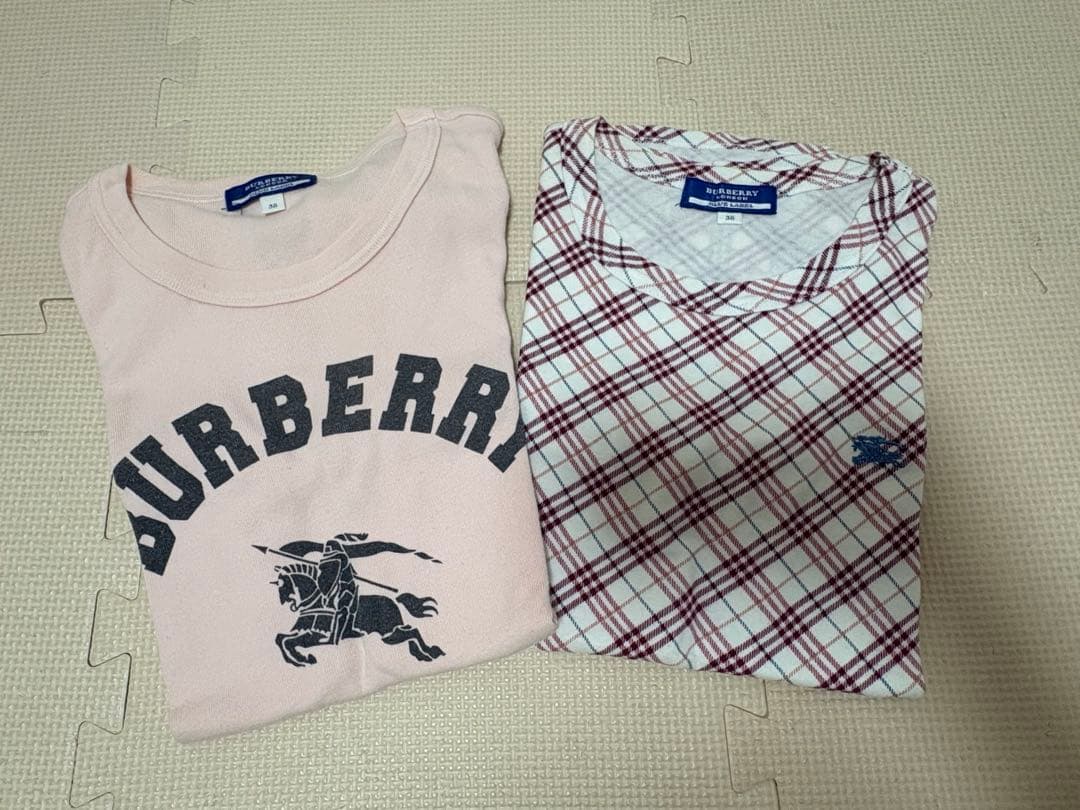 BURBERRY BLUELABEL 半袖　tシャツ カットソー　2枚
