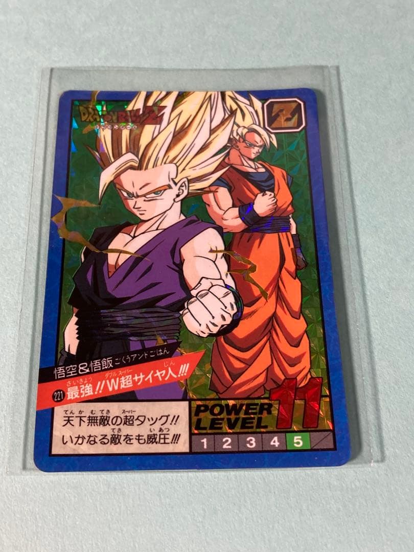 ドラゴンボール　カードダス　スーパーバトル　221 悟空&悟飯　プリズム