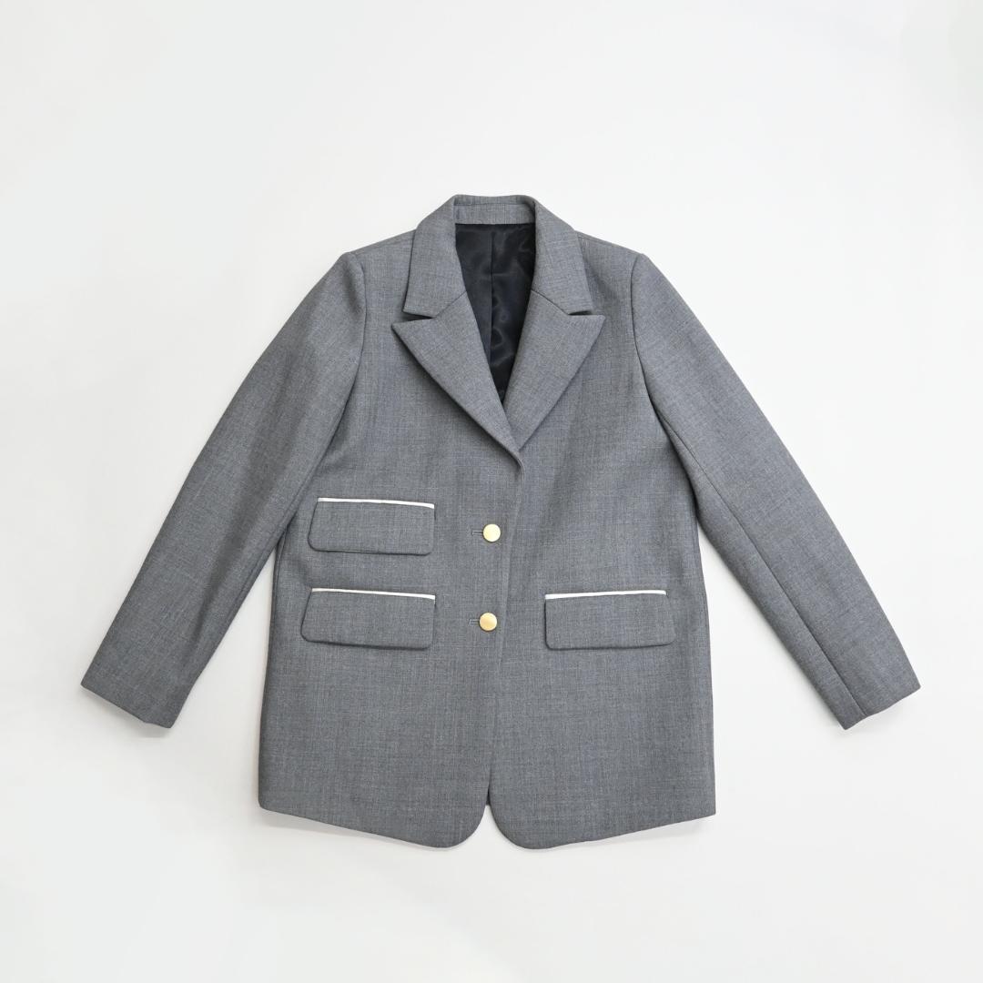 □ 47530★年 定価6万 shiroconヨリ チャンキーテーラージャケット