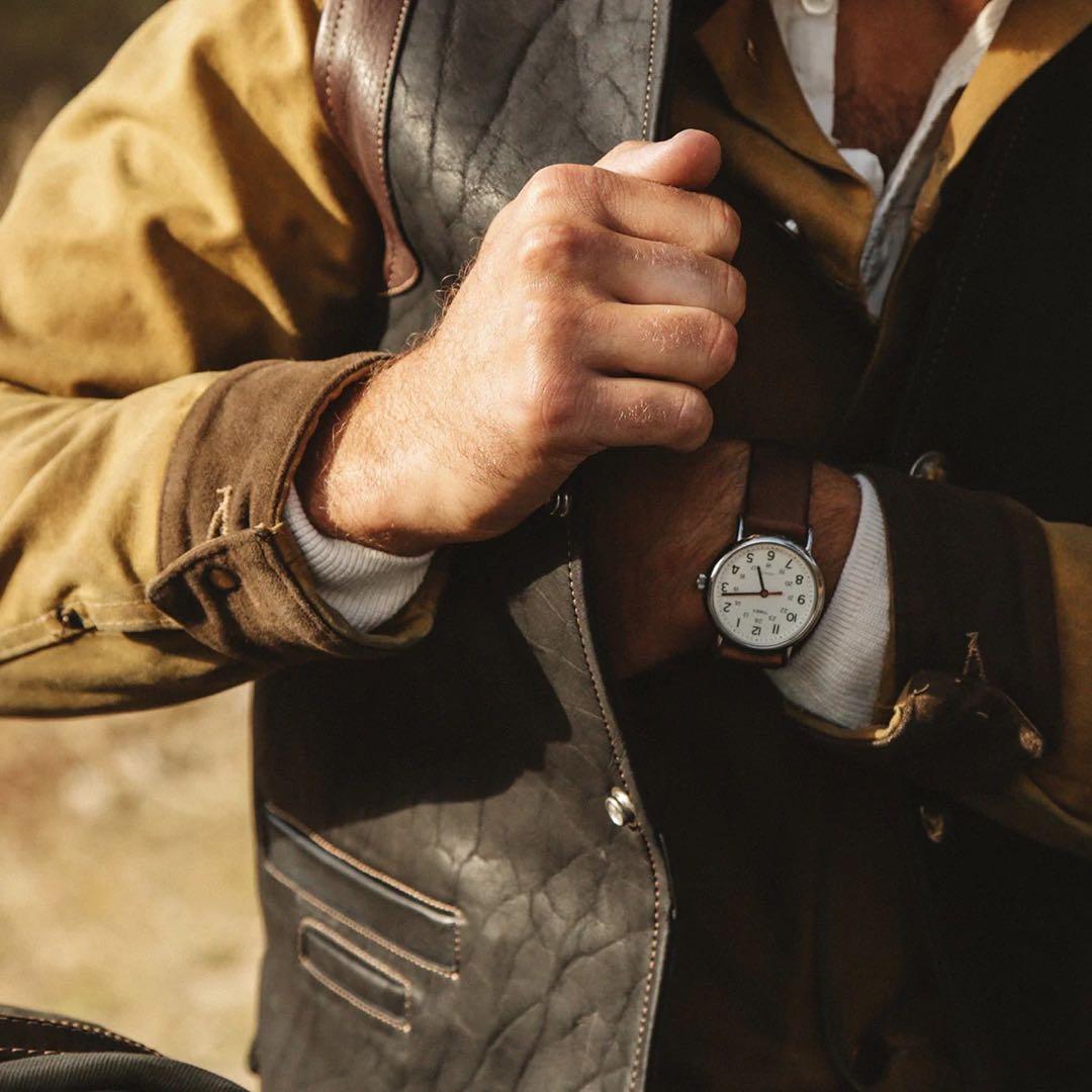 美品 CORONADO LEATHER コロナドレザー　USA ベスト バイソン