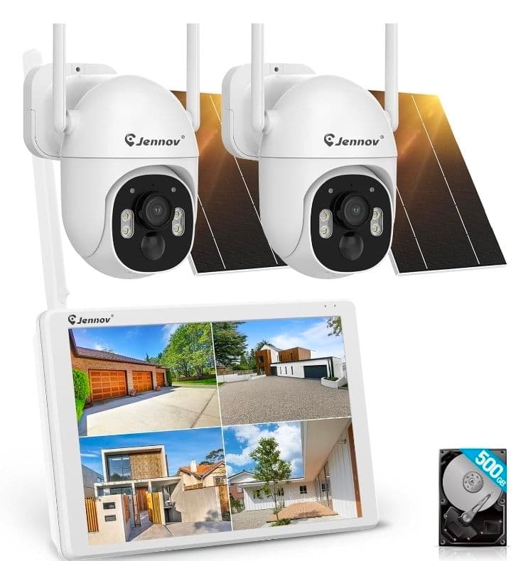 防犯カメラ 屋外 ソーラー モニター付き ★新品未使用