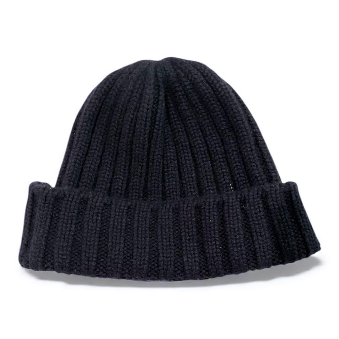 KIJIMA TAKAYUKI カシミア ニット帽 KN-142907 ネイビー