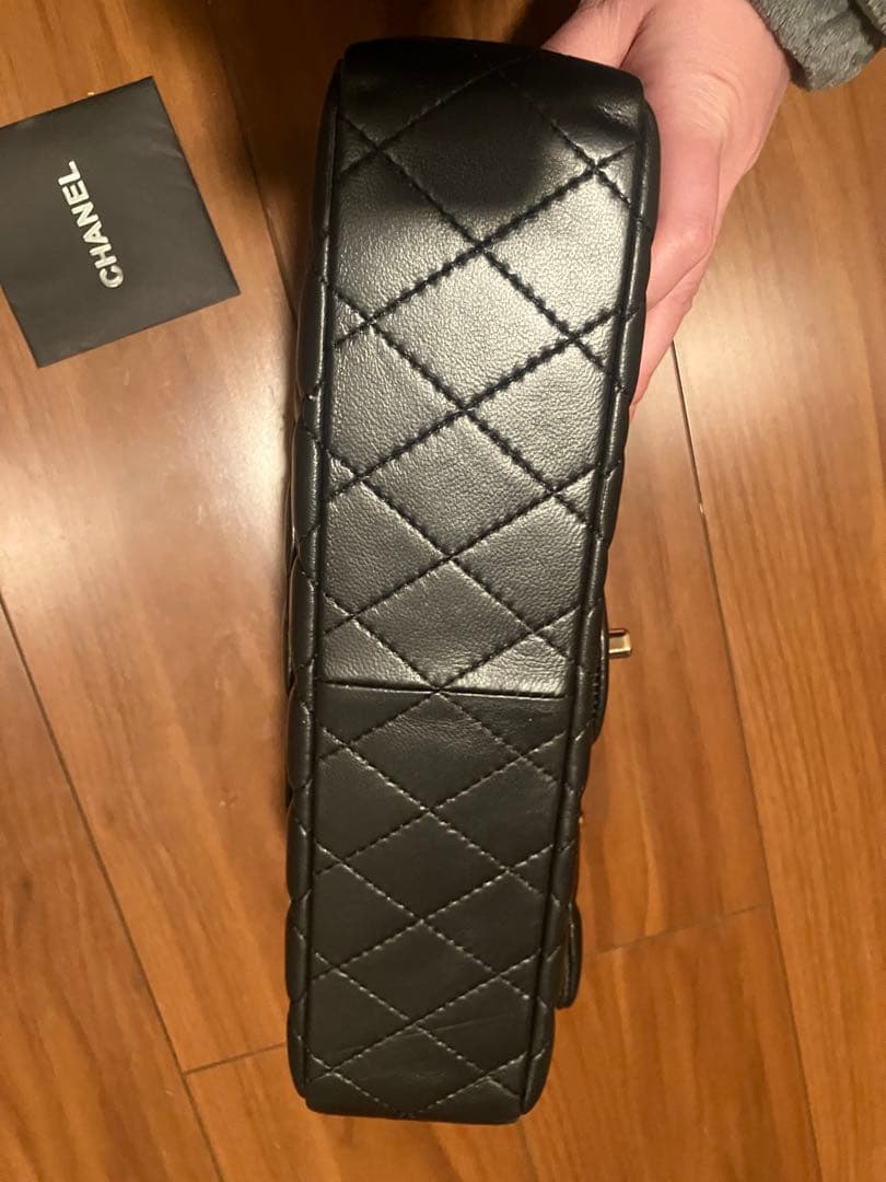 早い者勝ち　CHANEL ノベルティ　30cm ダブルチェーン　フラップバッグ