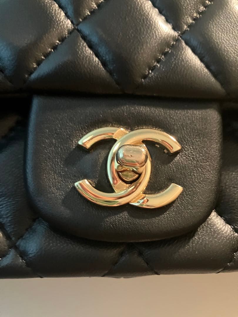 早い者勝ち　CHANEL ノベルティ　30cm ダブルチェーン　フラップバッグ