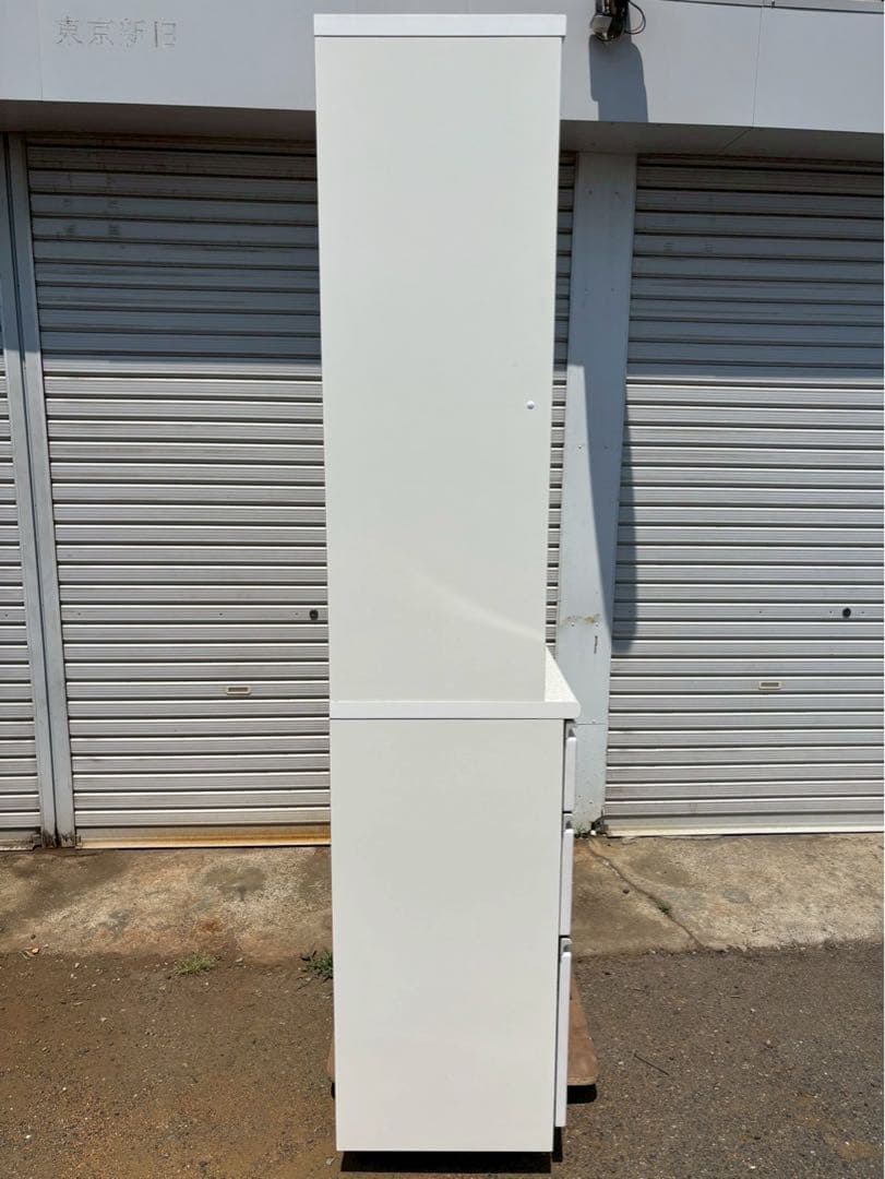 ニトリ キッチンボード 食器棚 アルミナ3 100KB WH