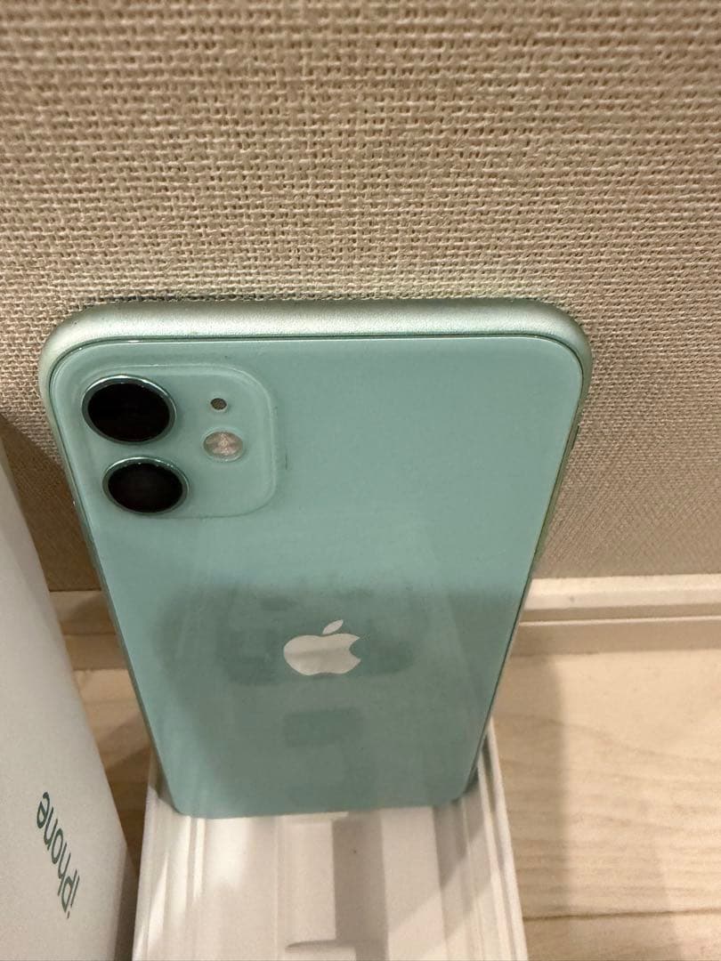 【値下】Apple iPhone 11 ミントグリーン 本体 箱付