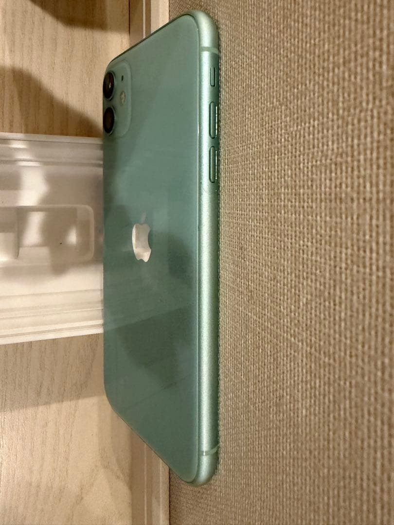 【値下】Apple iPhone 11 ミントグリーン 本体 箱付