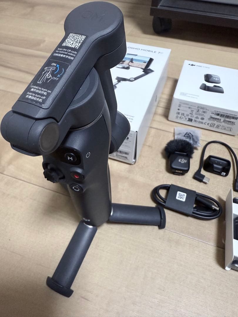 DJI OsmoMobile7Pスマートフォンジンバル+DJI MIC mini