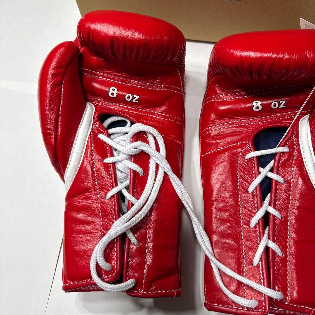 k*u様 Winning 試合用ボクシンググローブ 8oz 8オンス レッド 新