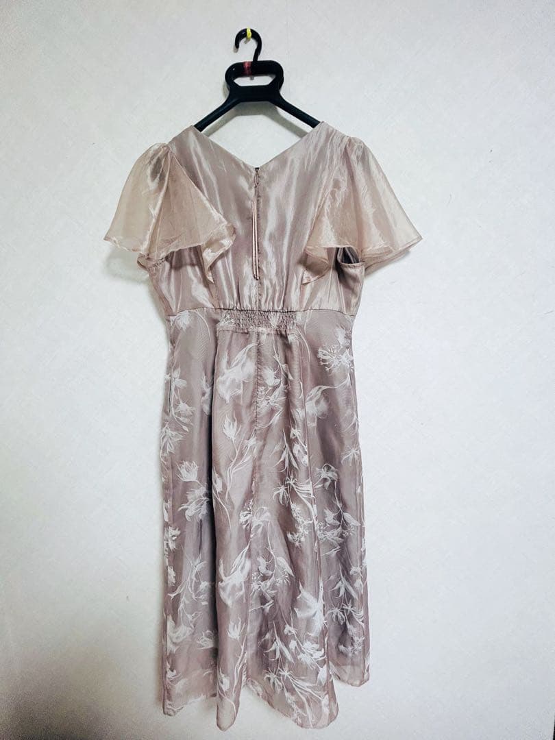 overe オーバーイー　フラワープリント オケージョンドレス ピンク　102