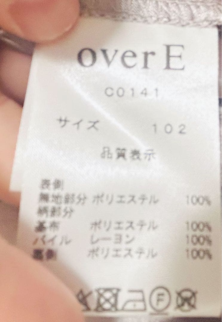 overe オーバーイー　フラワープリント オケージョンドレス ピンク　102