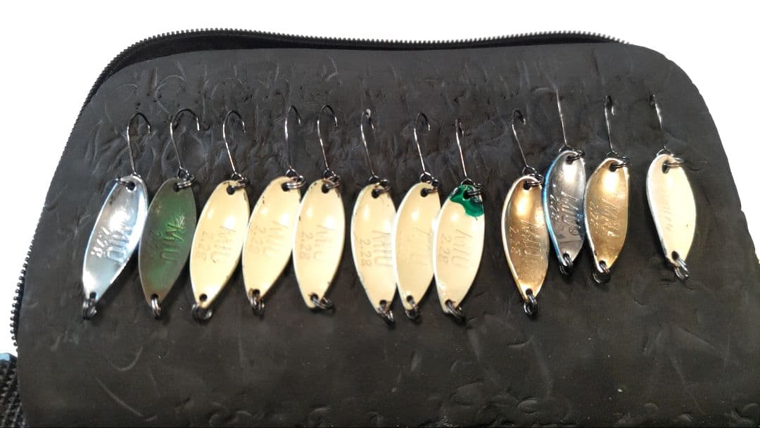 スプーン 77個セット ワレット付 トラウト 管釣り ミュー アルフレッド