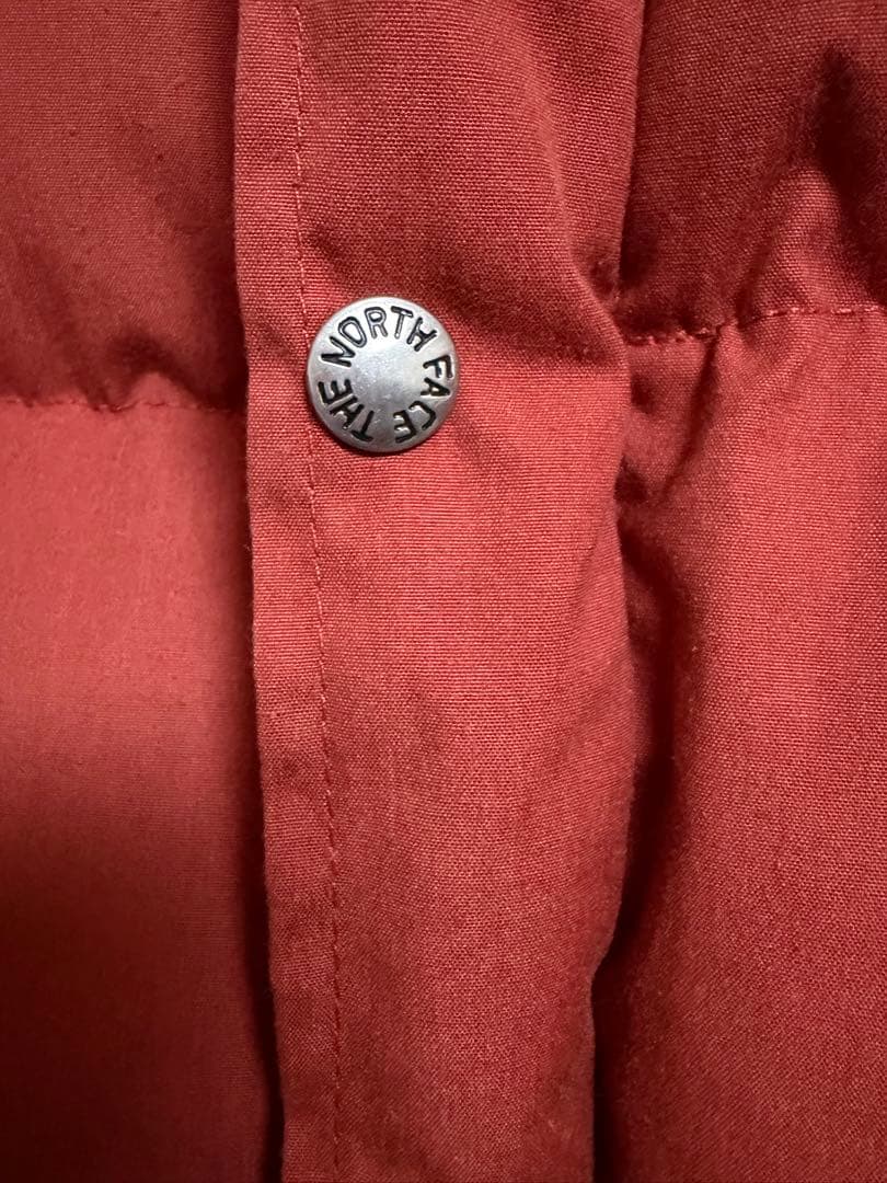 THE NORTH FACE ダウンジャケット オレンジ　茶タグ