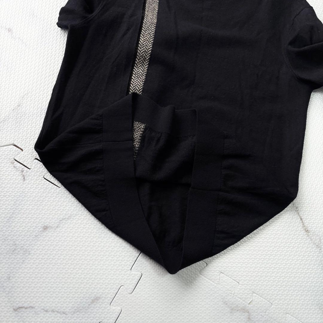 美品✨GIORGIOARMANI ジョルジオアルマーニ 黒タグ長袖 濃紺