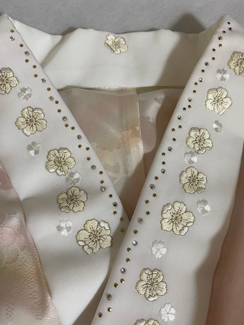 トールサイズ　長襦袢　絹　身丈136 裄69 裄70前後の着物に