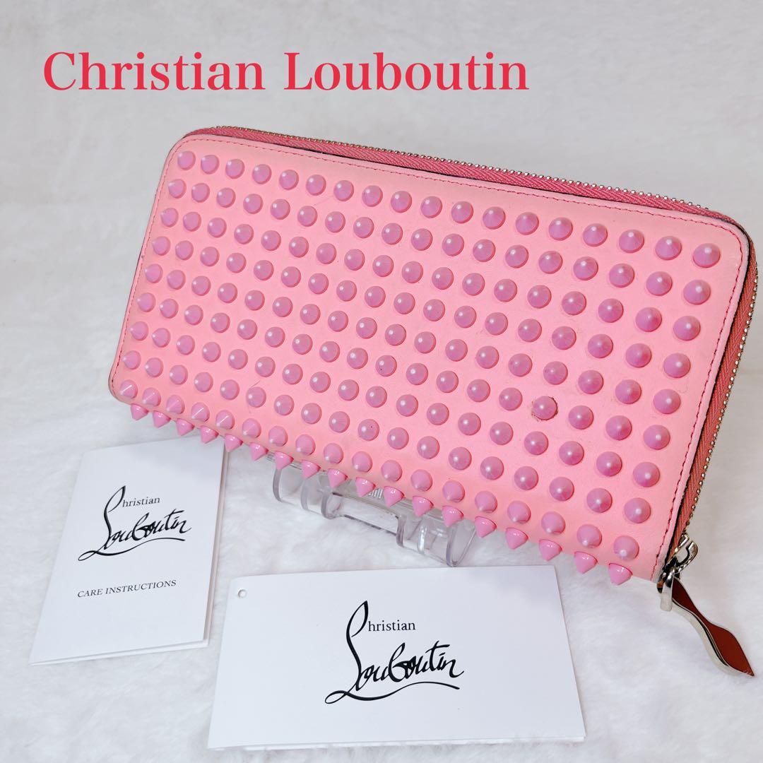 【人気モデル】Christian Louboutin ルブタン 長財布 ピンク